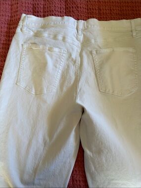 Extra tall cream Denim Jeans - Classic Back Pocket Style